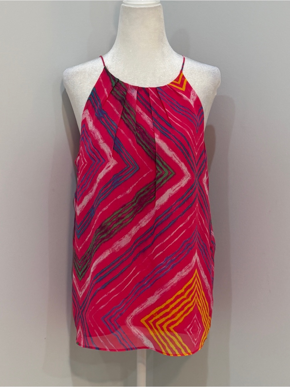 Violet + Claire Spaghetti Strap Semi-Sheer Layered Top